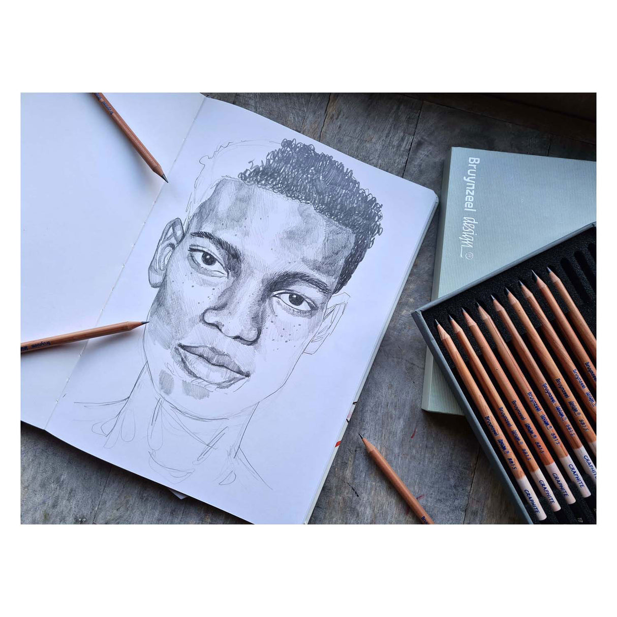 Bruynzeel Design Graphit Box 12 Teile