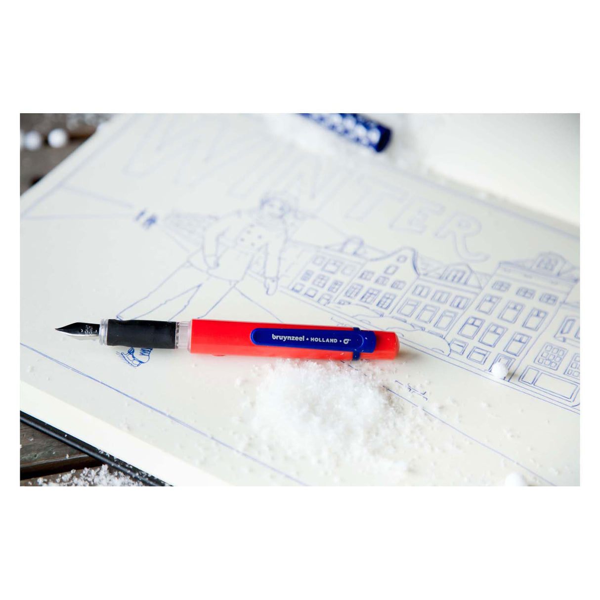 Bruynzeel triple grip fountain pen left handed