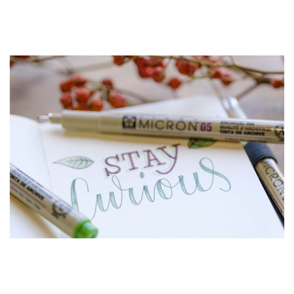 Peračník Sakura pigma micron 05 so 6 farbami zeme