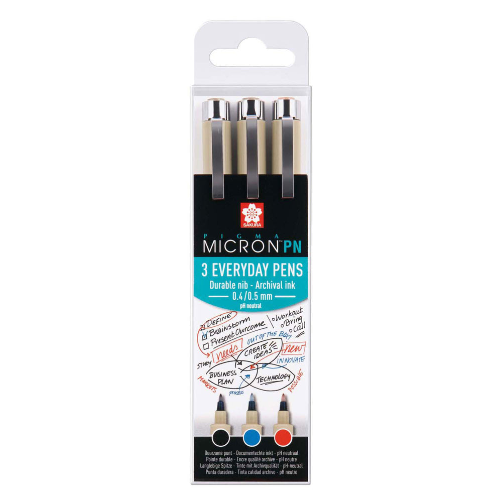 Sakura pigma micron pn office-set 3 colors