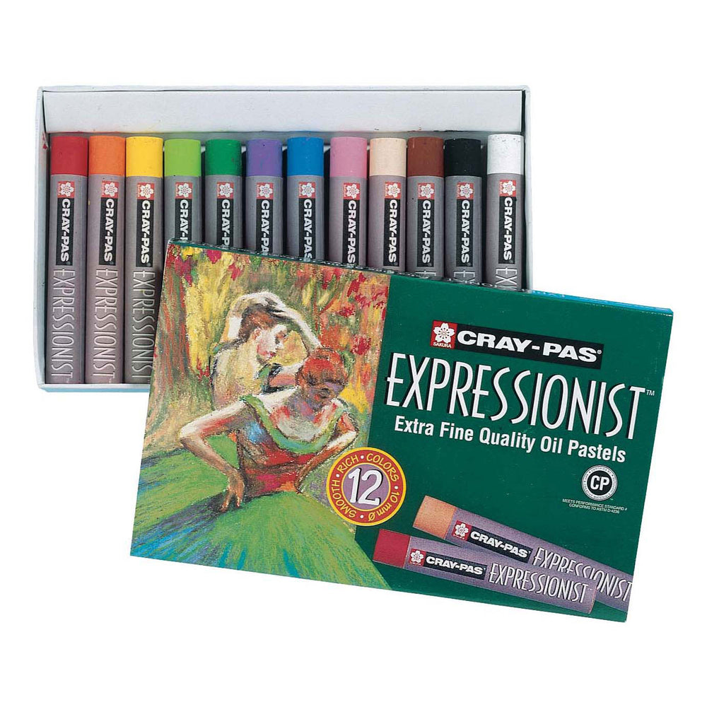 Sakura cray-pas expressionist set of 12 oil pastels
