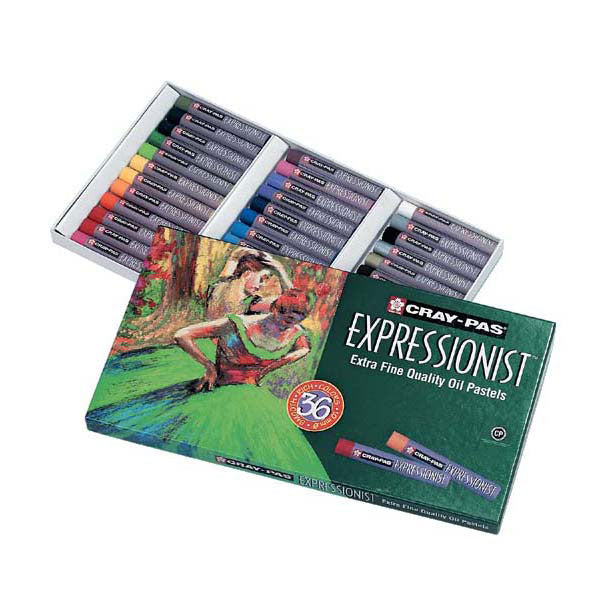 Sakura cray-pas expressionist set of 36 oil pastels