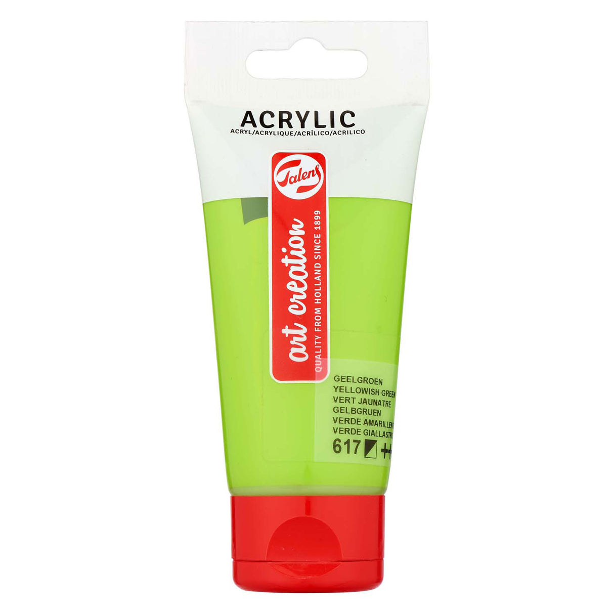 Talens art creation tuba akrylové barvy 75ml žlutá zelená 617