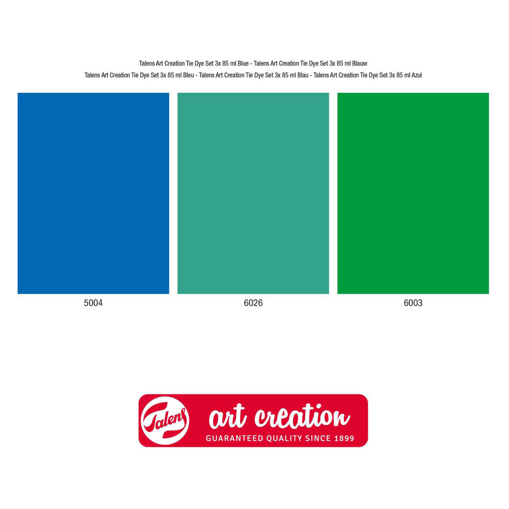 Talens Art Creation Tie-Dye Set Blue, 3x85ml