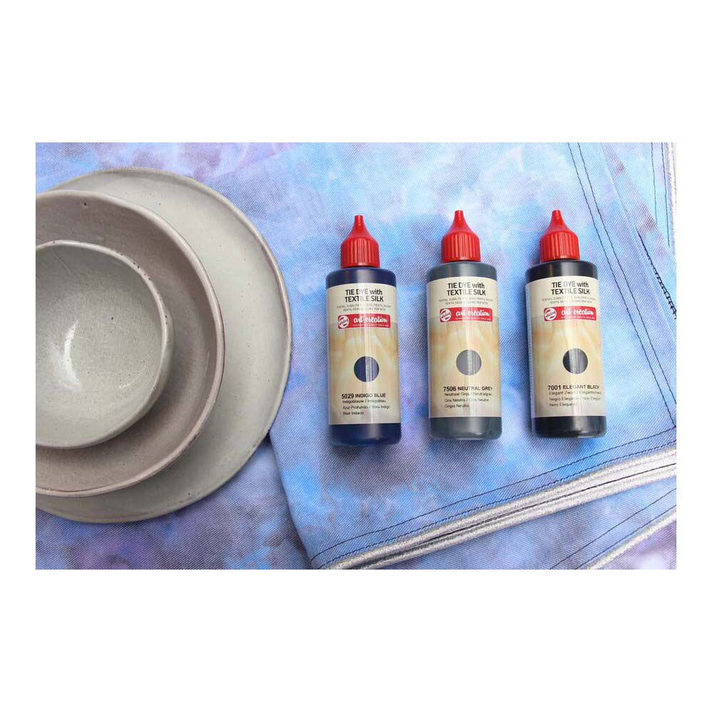 Talens Art Creation Tie-Dye Set negro, 3x85 ml