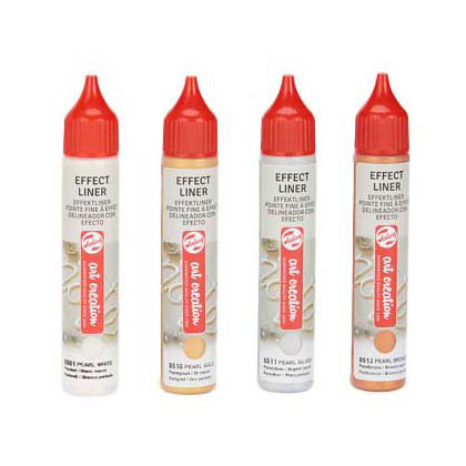 Zestaw kredek z efektem artystycznym Talens 4x28ml standardowa perła