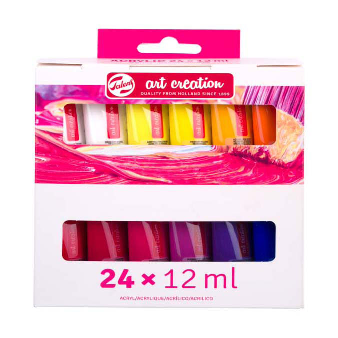 Creazione artistica Talens Set di vernici acriliche, 24x12ml