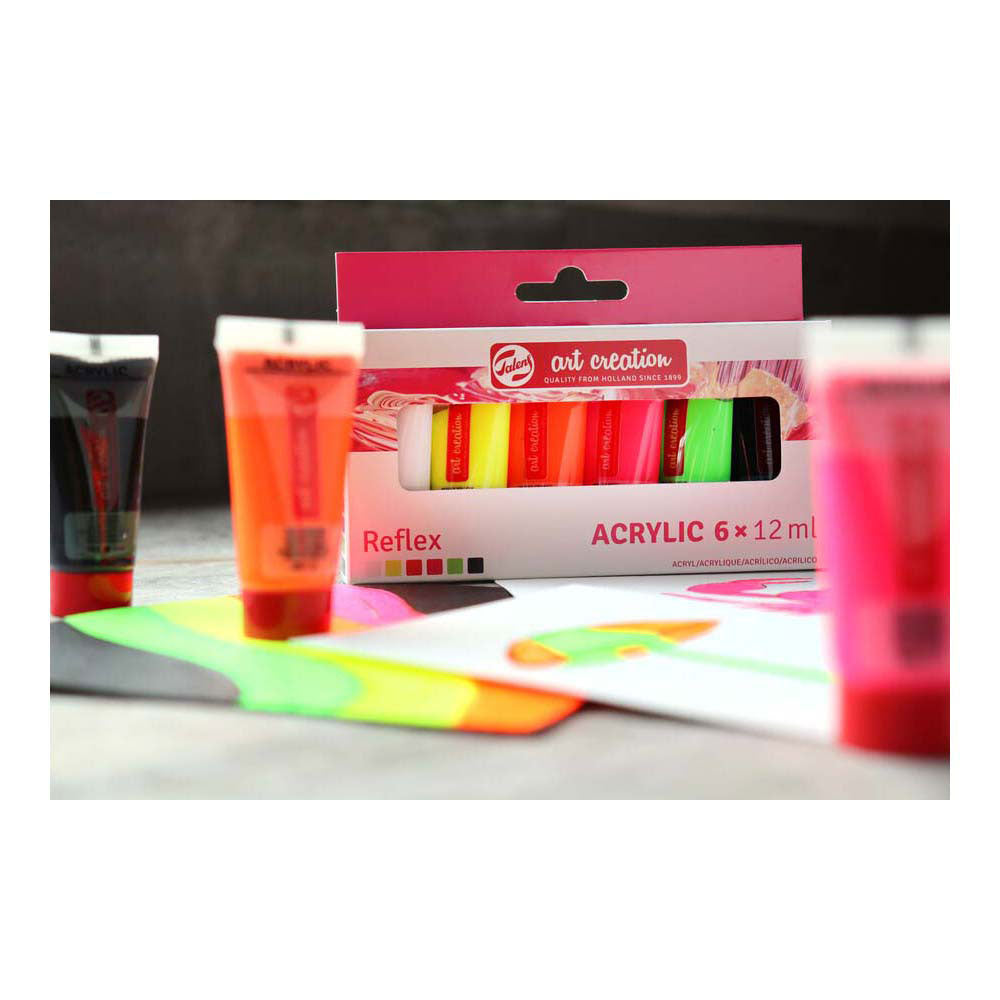 Talens art creation acrylic paint set reflex, 6x12ml