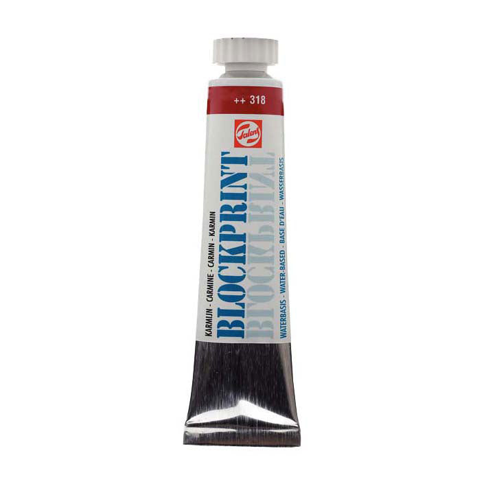 Talens blockprint tube 20ml carmine 318