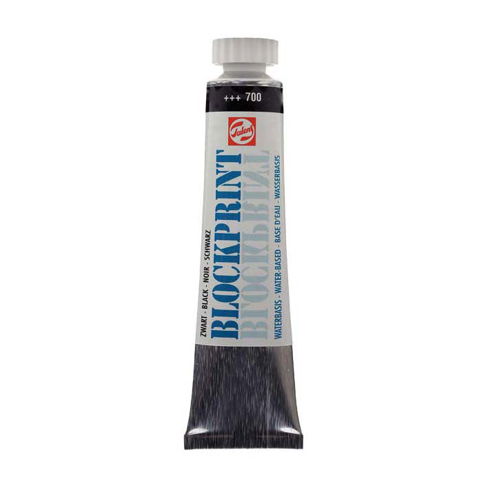 Tubo blockprint Talens 20ml preto 700