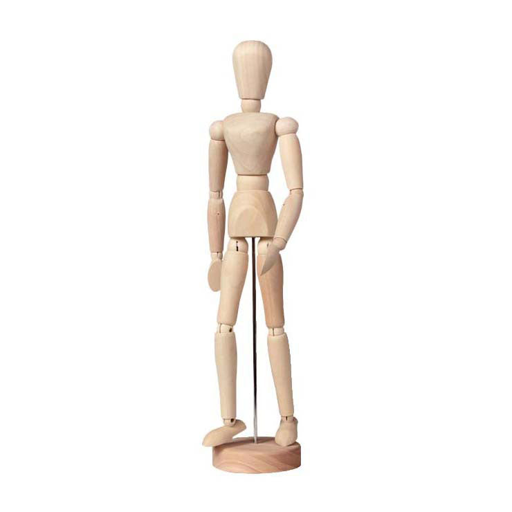 Talens miembro miembro de muñecas de 30 cm de madera en blanco
