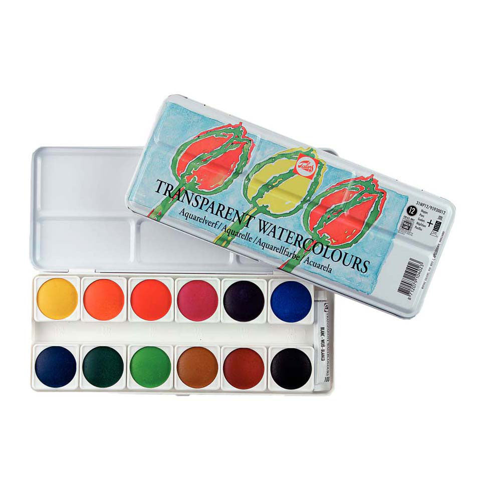 Talens transparante aquarelverf set 31mp12