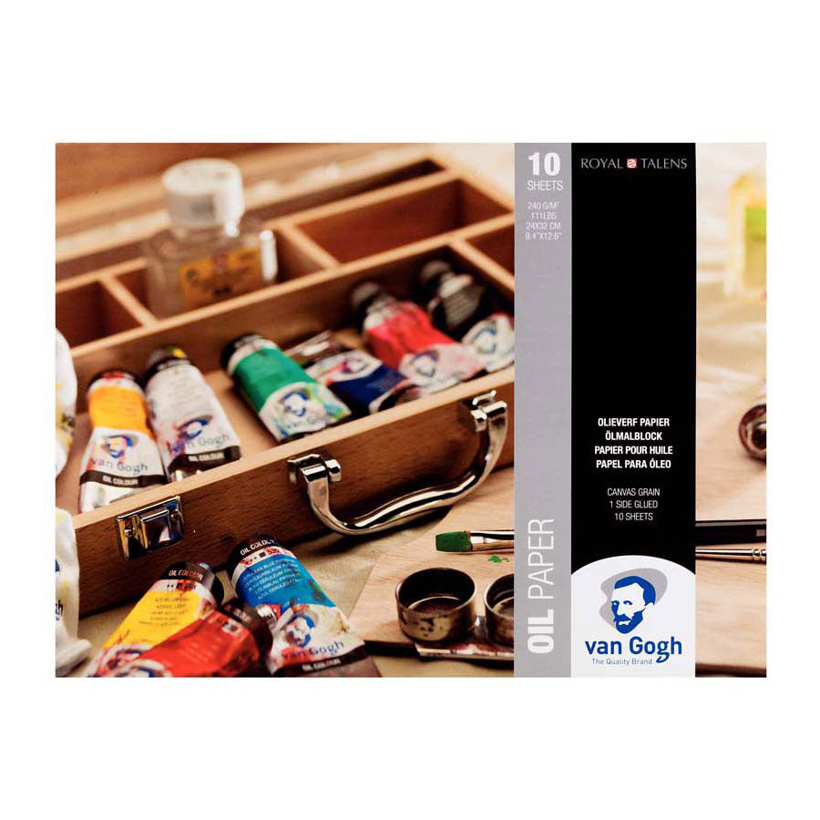 Bruynzeel van Gogh Blok mit Ölmalpapier 10V 240g Format 24x32Cm