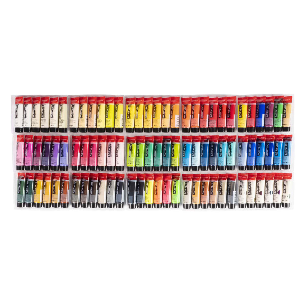 Amsterdam all acrylics amsterdam • standard series acrylic paint complete collection set 90x20ml