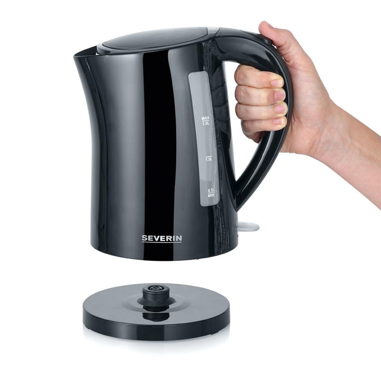 Severin kettle 2200w 1.5 l black wk 3498
