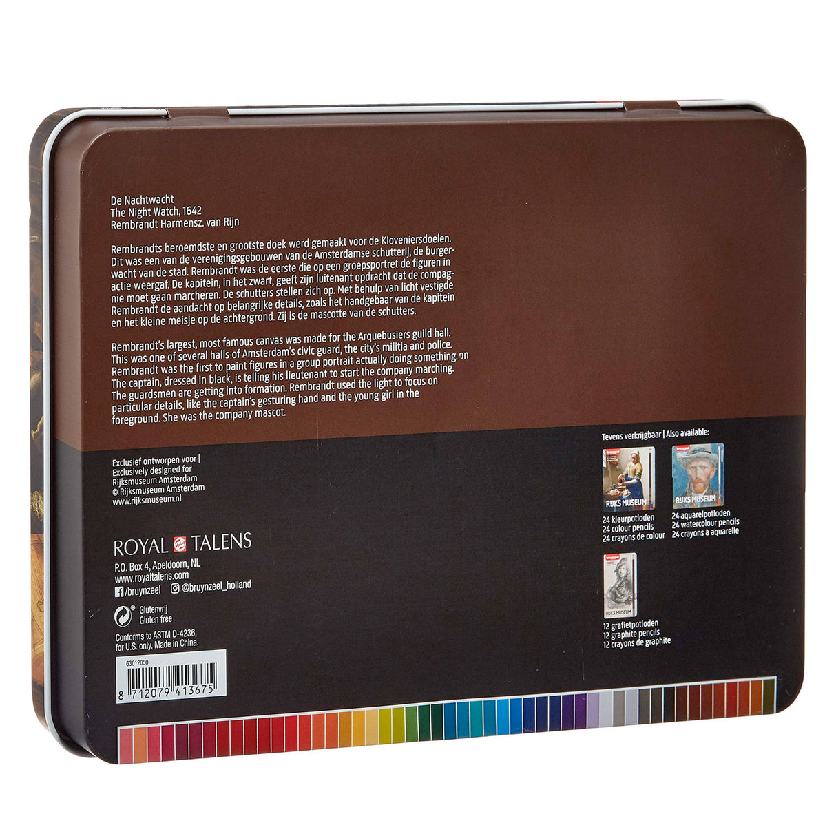 Bruynzeel Rijksmuseum Coloured Pencils, 50 pcs.