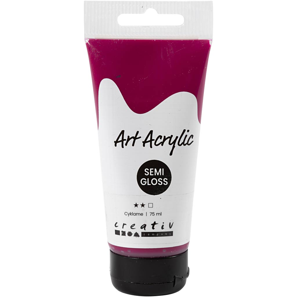 Creativ Company Pigment Art Acrylfarbe Cyklame, 75 ml