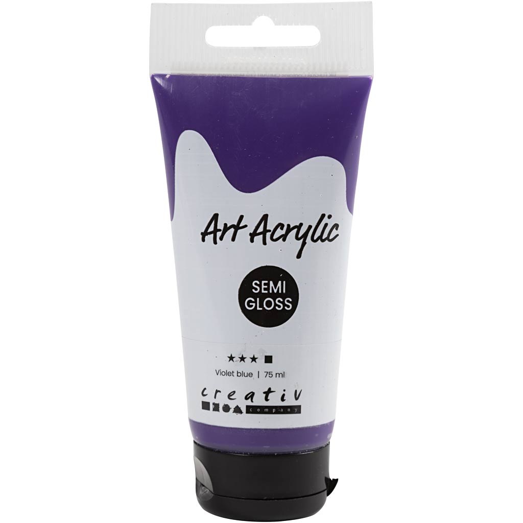 Creativ company pigment art acrylic paint violet, 75ml