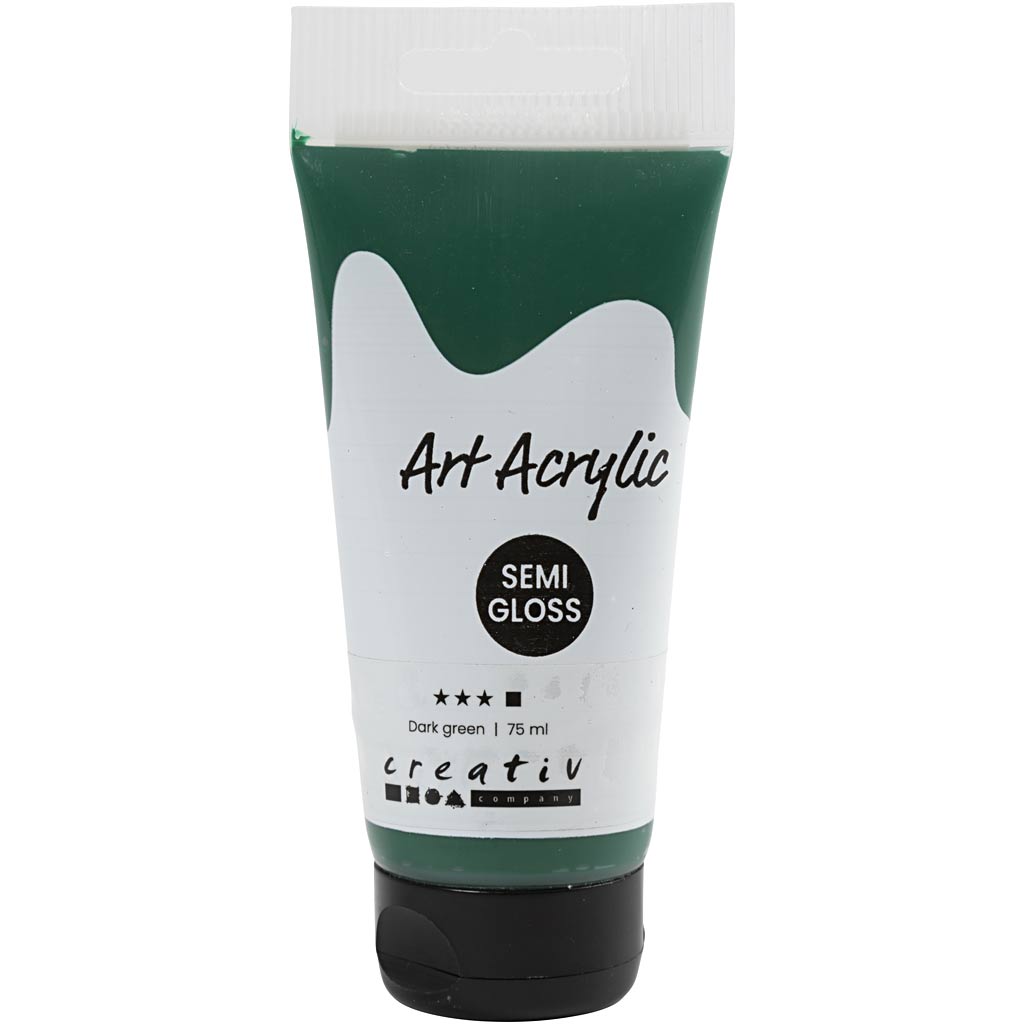 Creativ Company Pigment Art Acrylfarbe Forrest Green, 75 ml