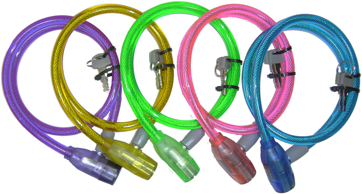 Security plus cable lock k51 cab.lock sec.plus k51 ass.colors