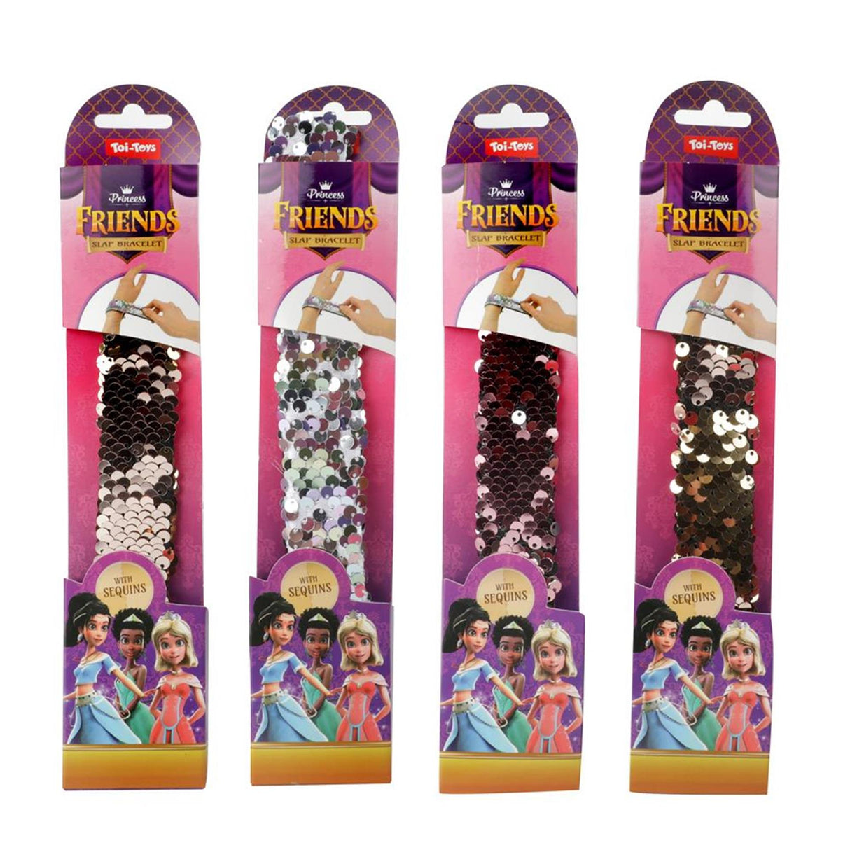 Toi-toys toi toys slap bracelet with sequins