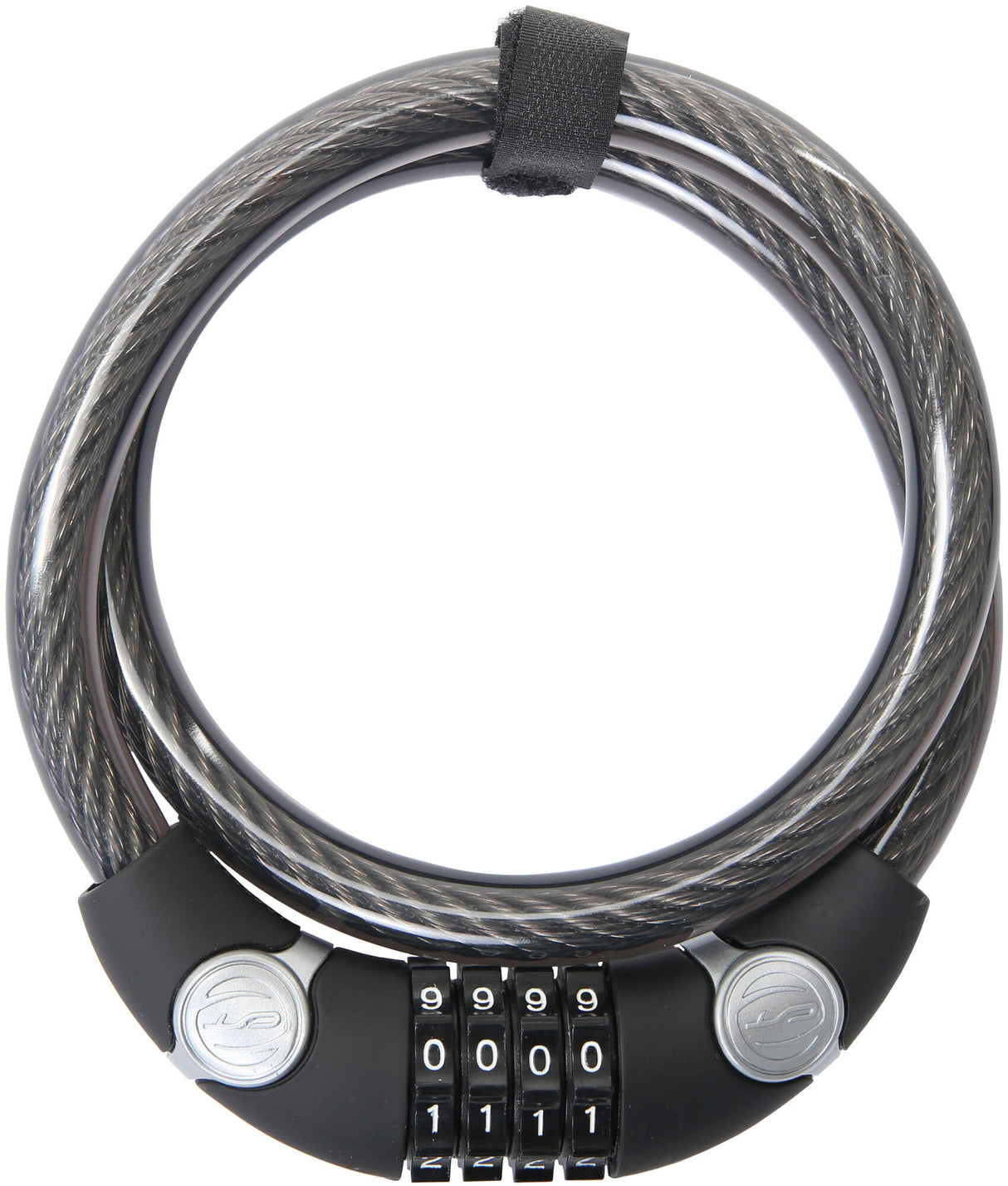 Contec number cable lock ecoloc ct comb.cable lock ecoloc 15mm x 85cm black