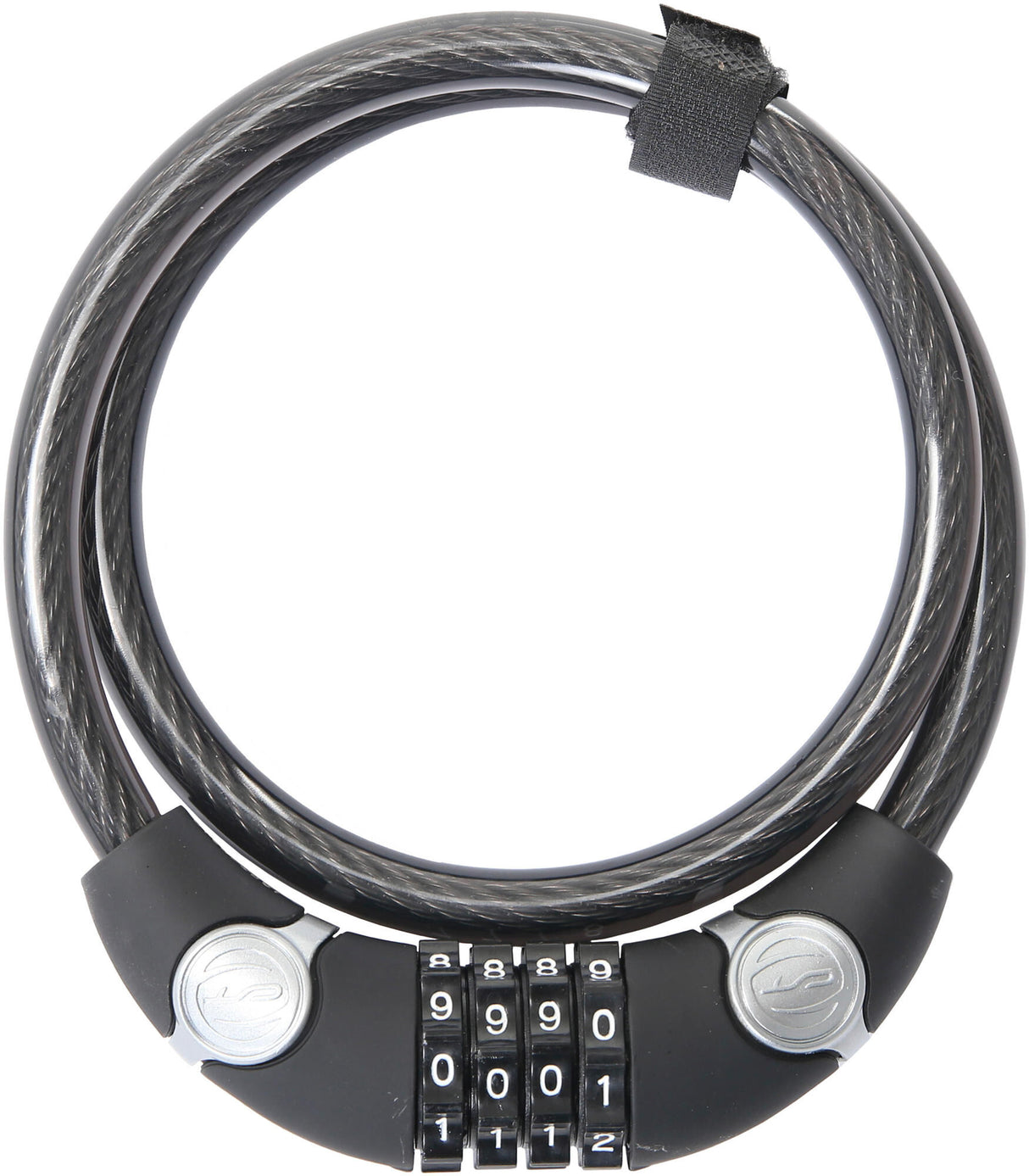 Contec number cable lock ecoloc ct comb.cable lock ecoloc 12mm x 85cm black