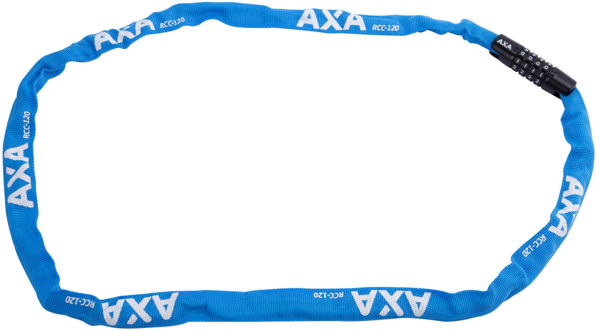 AXA Rigid RCC120 Chain Lock - 120 cm - Blue - No ART approval