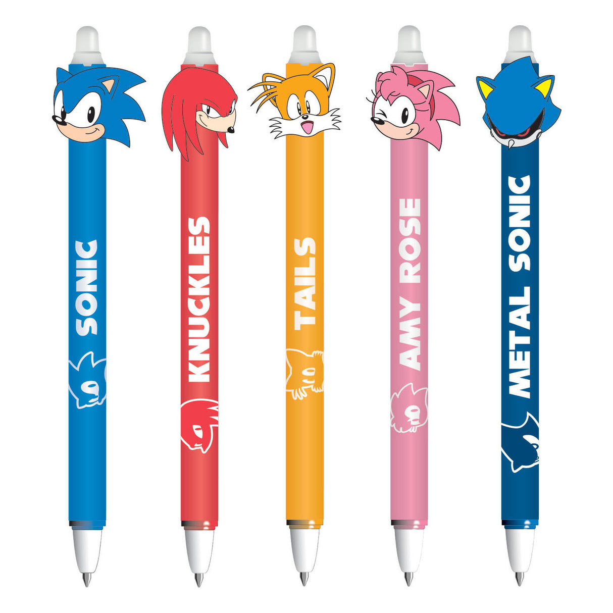 Sonic the hedgehog uitwisbare gelpennen