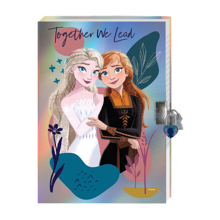 Disney frozen 2 dagboek met slot, magische pennen en stickers