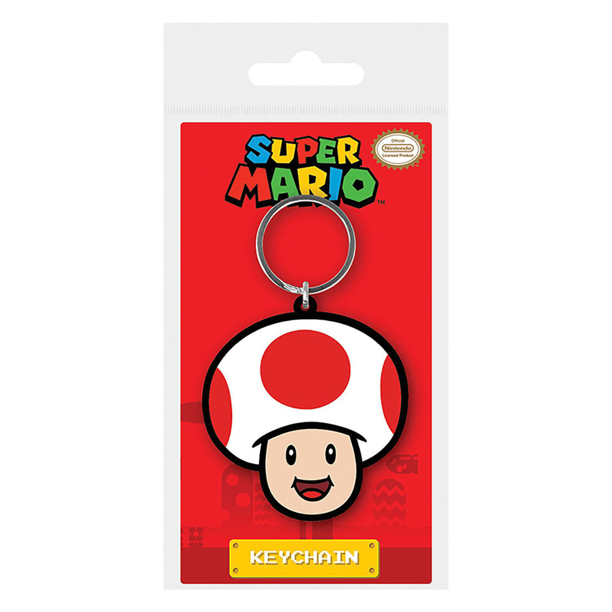 Super mario toad pvc sleutelhanger
