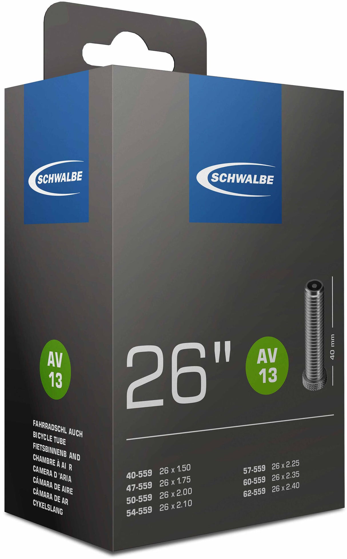 Schwalbe binnenbuis tube #13 40 62-559 av40 autom