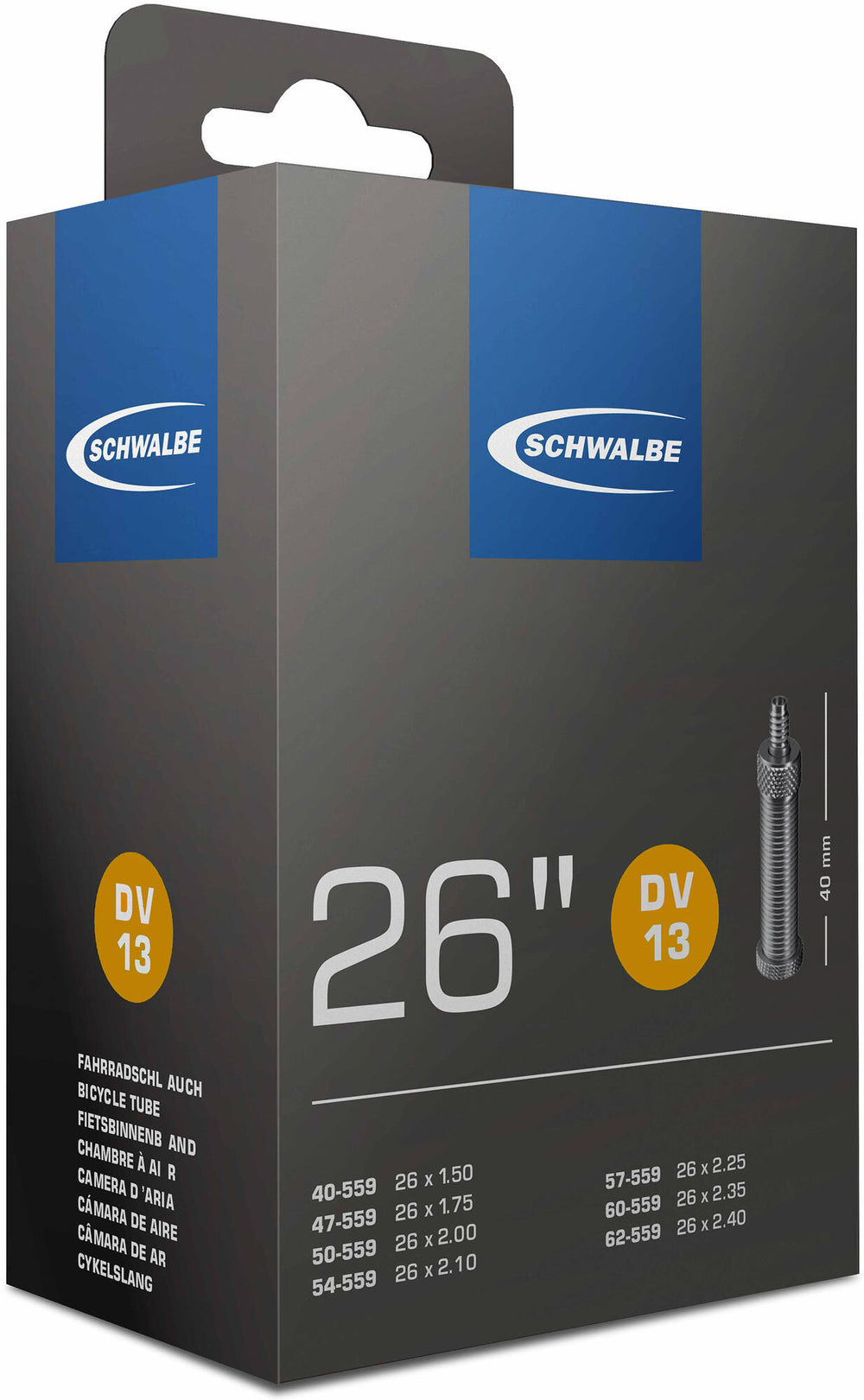 Schwalbe binnenbuis tube #13 40 62-559 dv40 autom