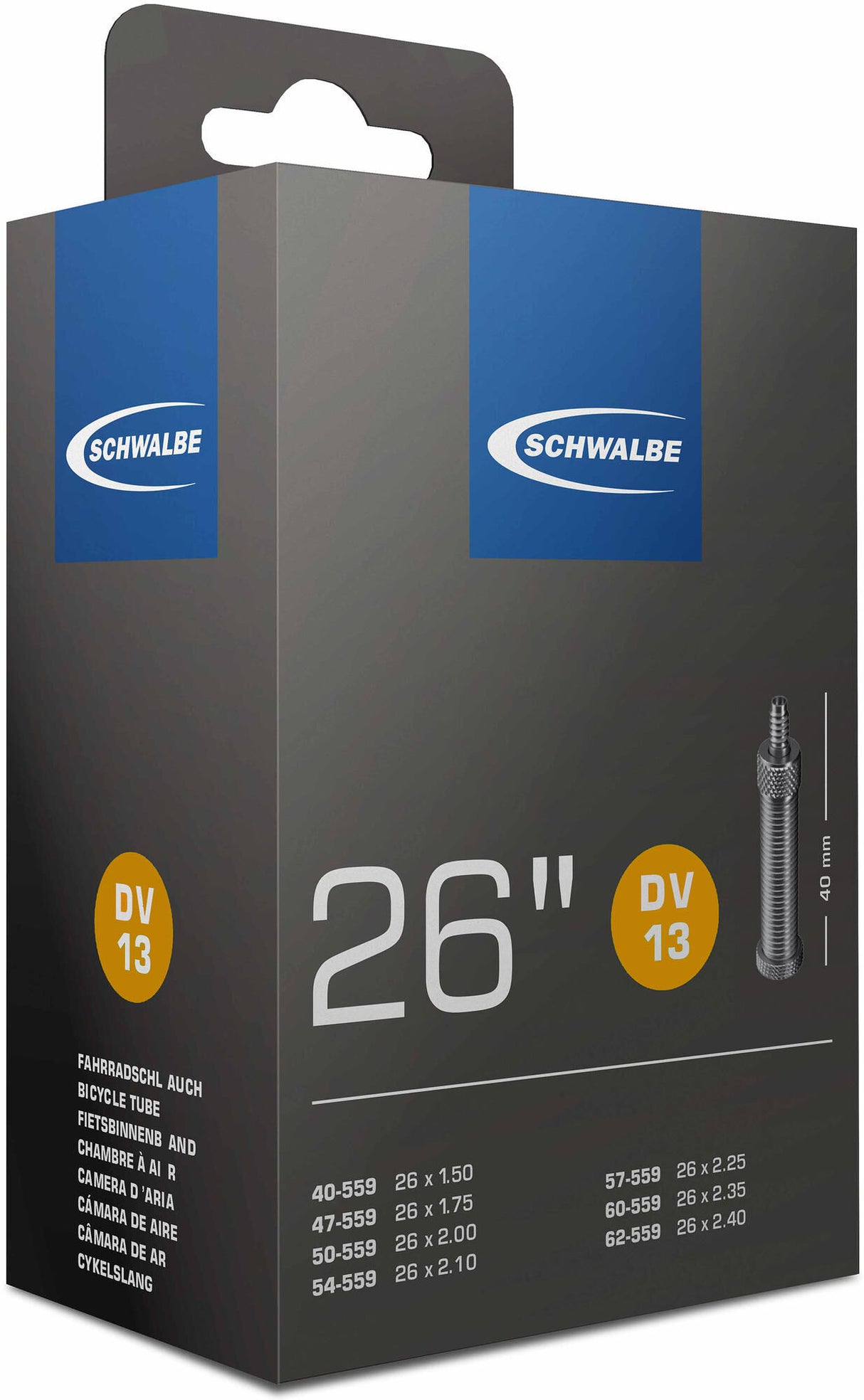 Schwalbe binnenbuis tube #13 40 62-559 dv40 autom