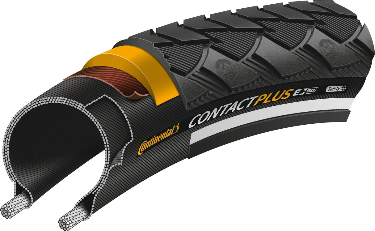 Continental buitenband contact plus conti tire cont+ 42-584 b b+rt