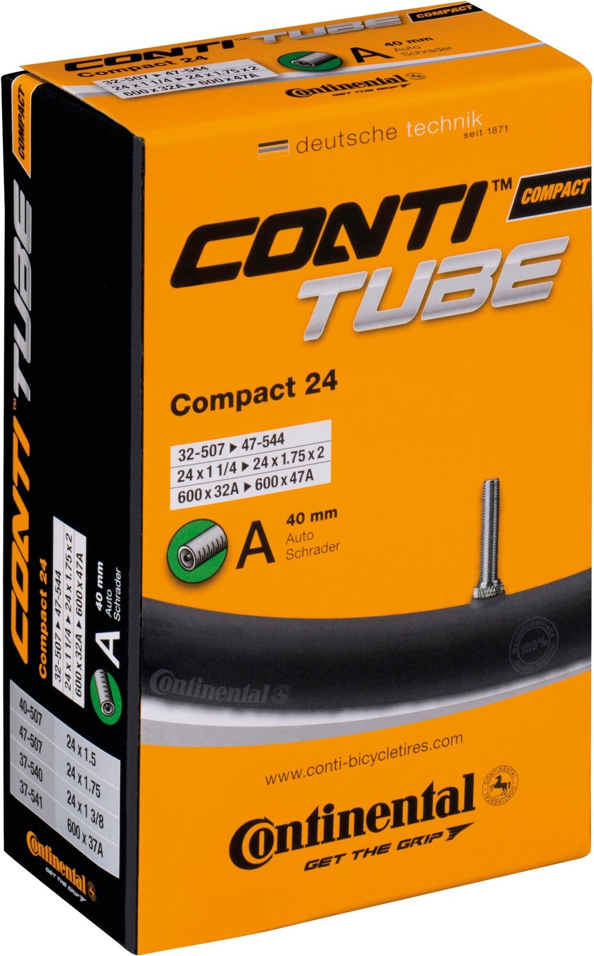 Tubo interno continentale compatto 24 32 47-507 544 AV 40mm