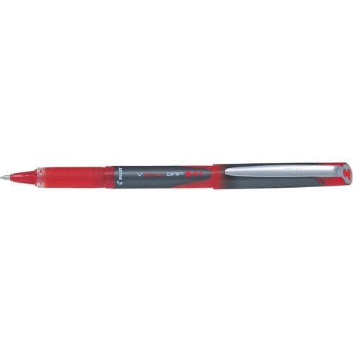 Rollerball pen pilot v-ball grip rood 0,6 mm