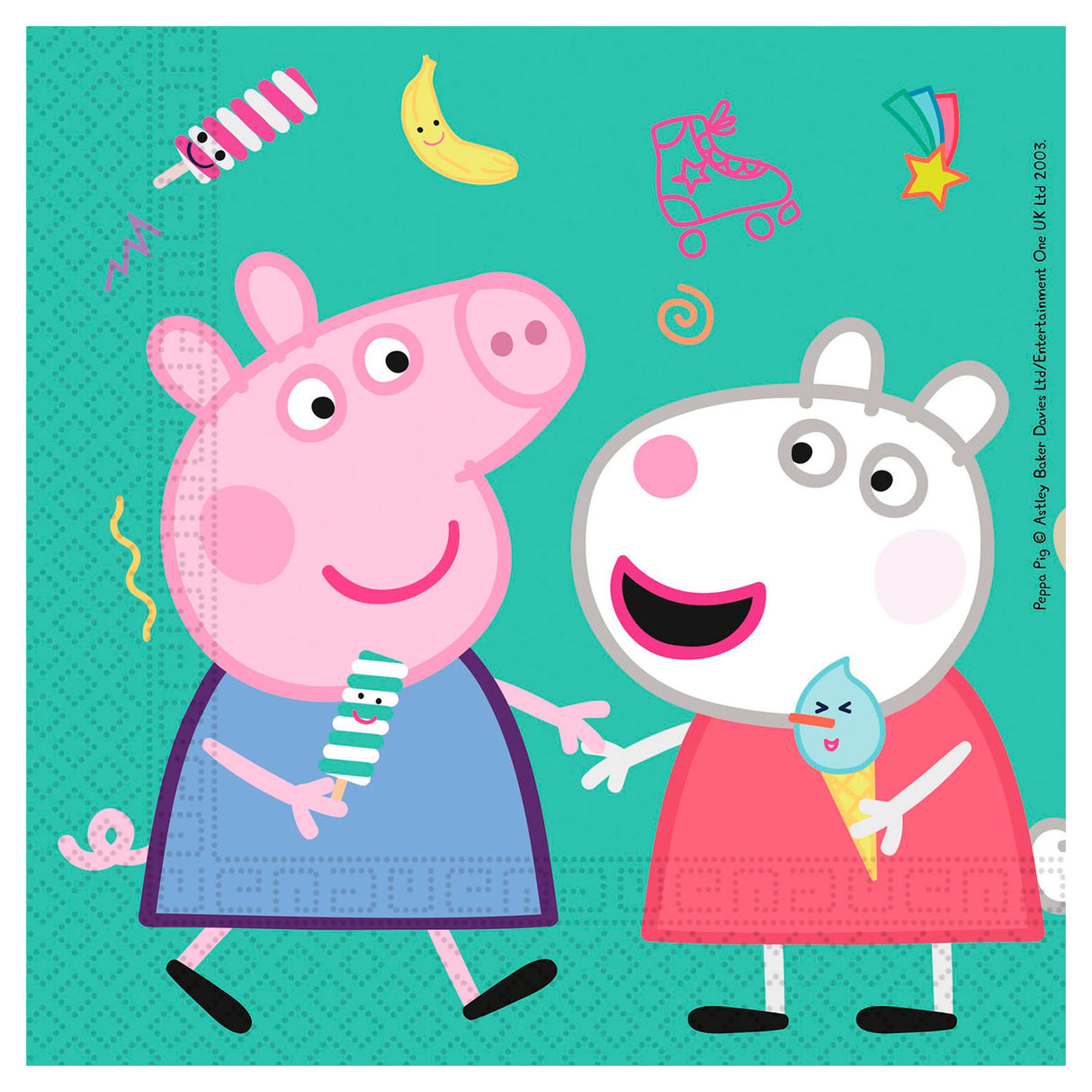 Peppa Pig Napkins, 16 pcs.