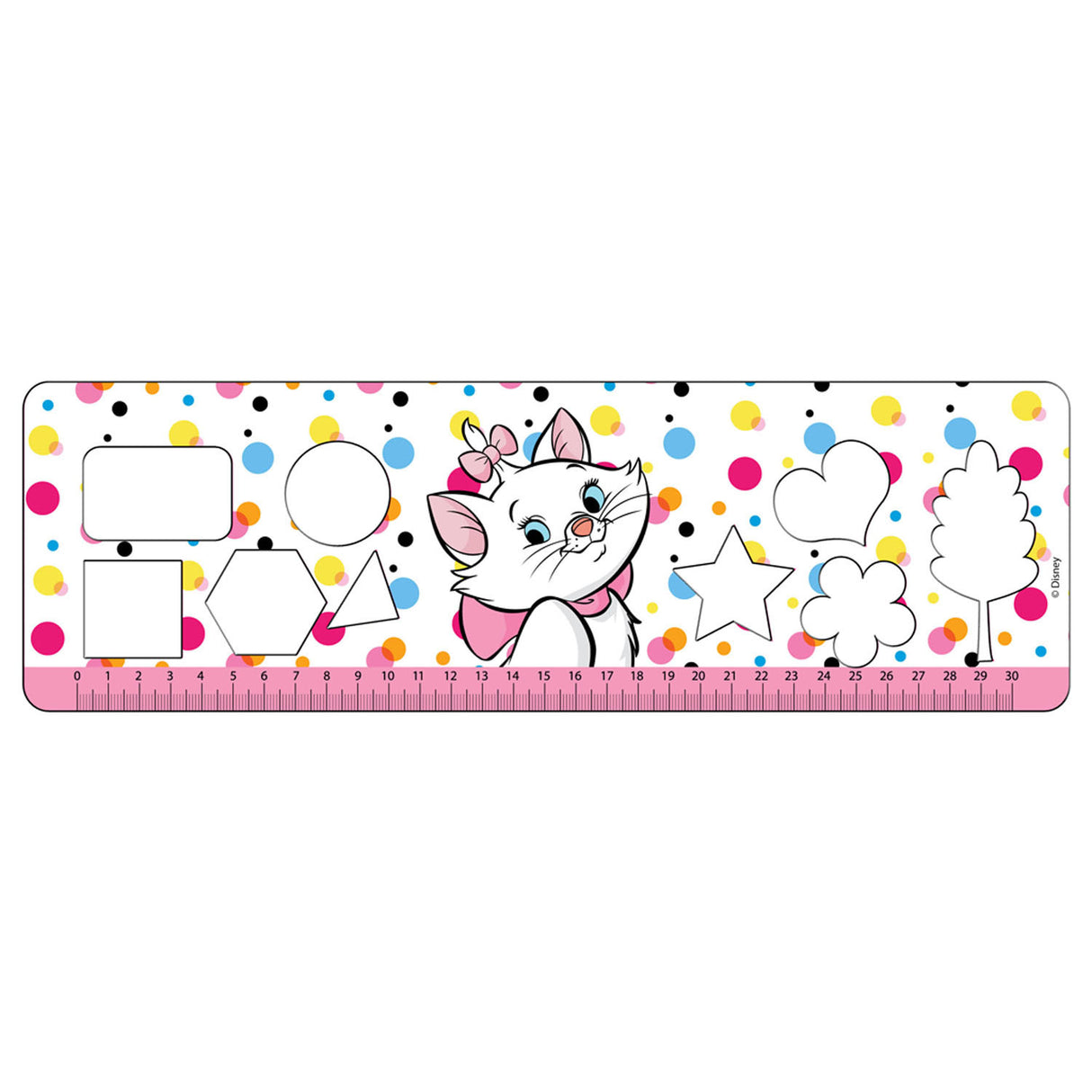 Marie Cat Coloring Pages with Stencil and Sticker Sheet