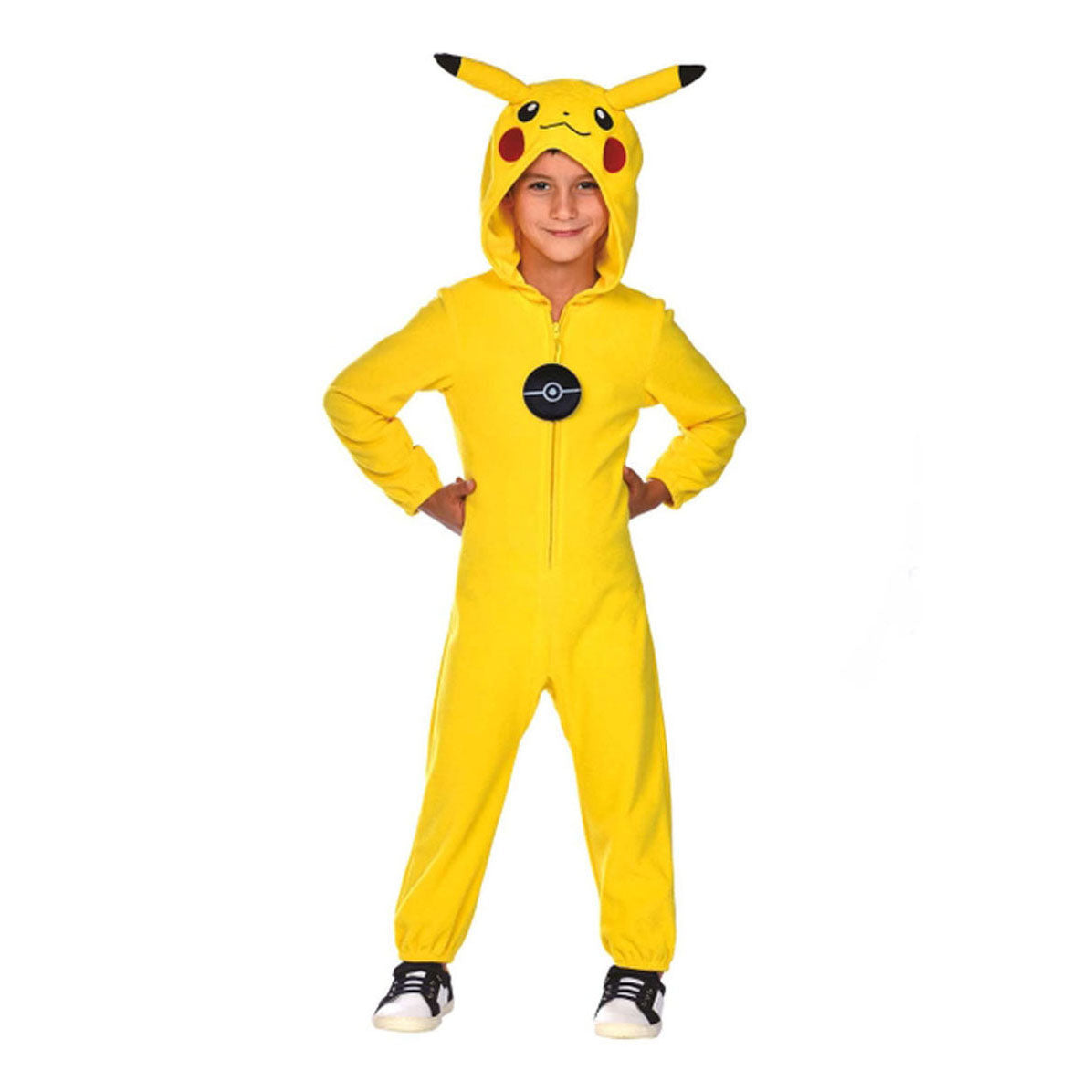 Pokémon Children's Costume Pokemon Pikachu Onesie, 6-8 år gammel