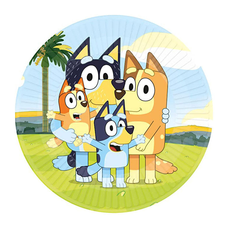 Bluey Paper Plates, 8 pcs.