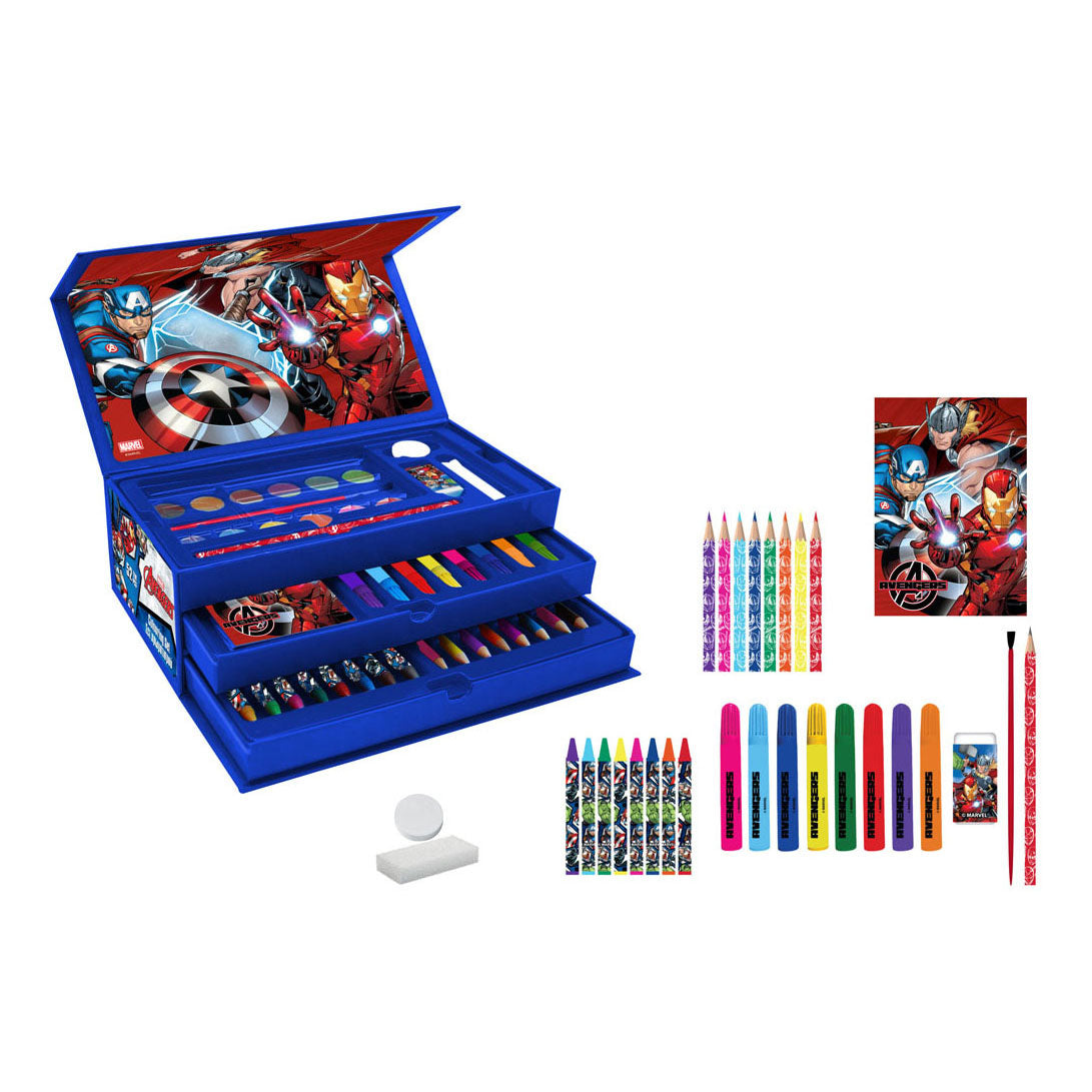 Barevné pouzdro Avengers Blue