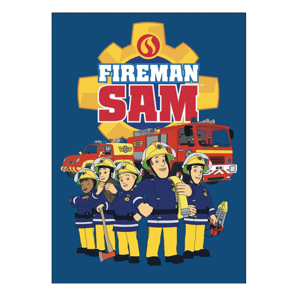 Fireman Sam fleece blanket, 110x140cm