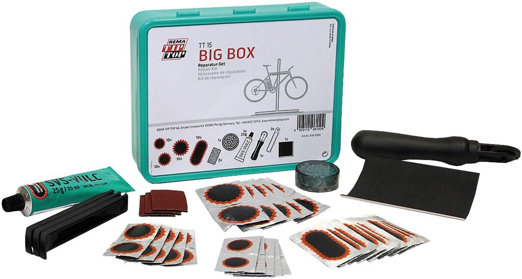 Tip top repair assortment tt15 big box patch kit tt15 big bix