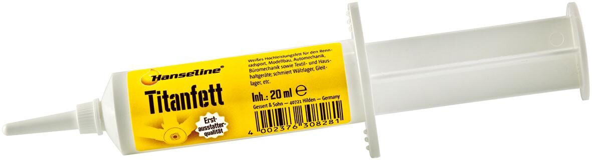 Hanseline hoog prestatie-vet titanfett grease haneline titanfett 20ml