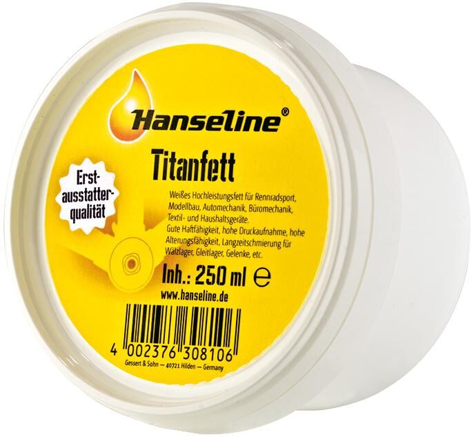 Hanseline hoog prestatie-vet titanfett grease haneline titanfett 250ml