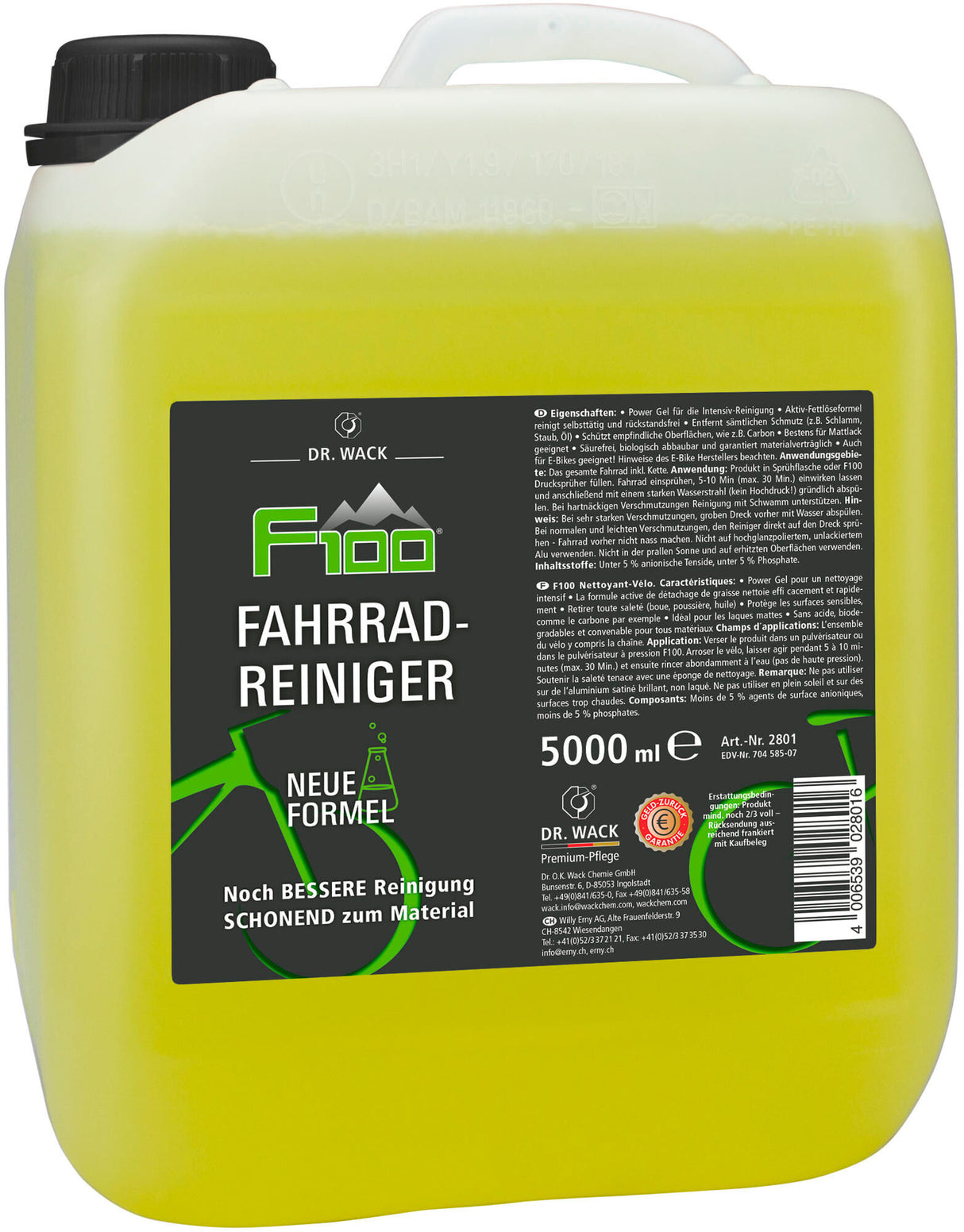 Dr. wack f100 bike cleaner new formal dr.wack f100 bike cleaner 5l