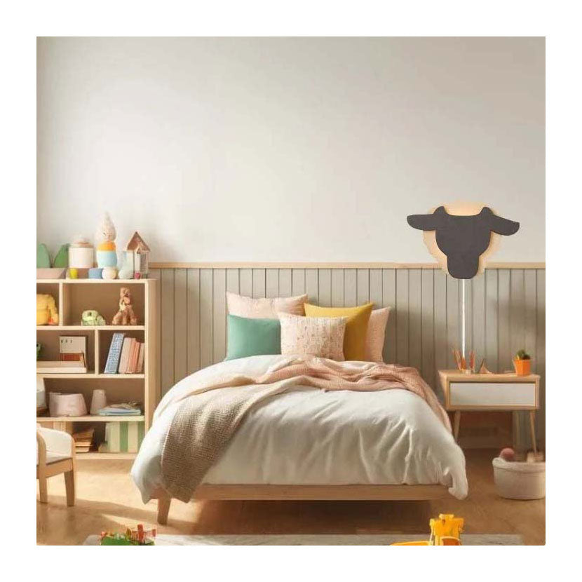 Van tjalle en jasper - schaap wandlamp - hout