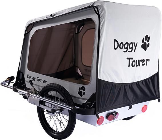 Doggytourer bicycle dog trailer doggy tourer l dog trailer kids touring doggy tourer l sil. b.