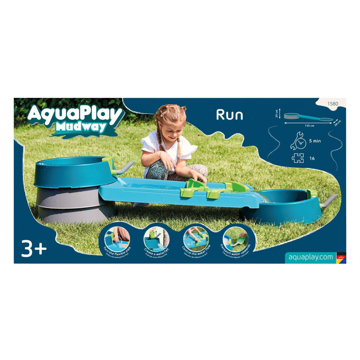 Aquaplay 1580 waterspeelbaan run